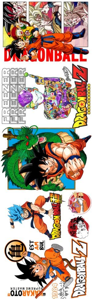 Paño DTF Textil Dragon Ball