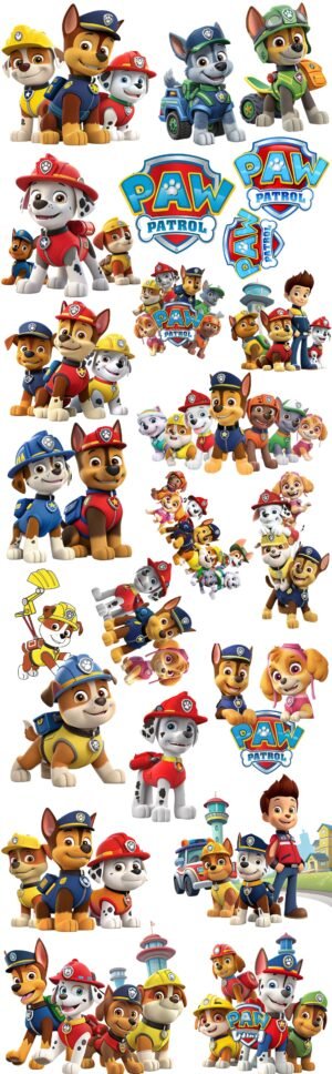 Paño DTF Textil Paw Patrol